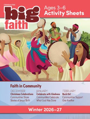 Picture of Cokesbury Kids Big Faith Winter 2026-27 Activity Sheets Ages 3-6