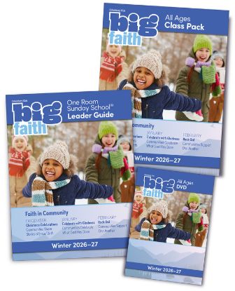 Picture of Cokesbury Kids Big Faith Winter 2026-27 One Room Sunday School® Leader Kit