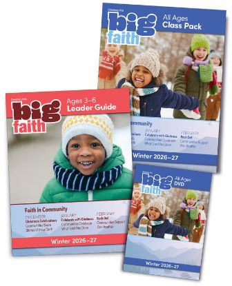 Picture of Cokesbury Kids Big Faith Winter 2026-27 Leader Kit Ages 3-6