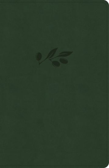Picture of CSB Personal Size Giant Print Bible, Olive Leathertouch, Indexed