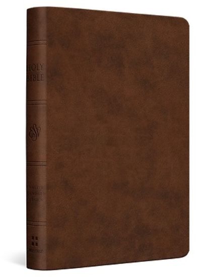 Picture of ESV Value Compact Bible, Red Letter (Trutone, Brown)