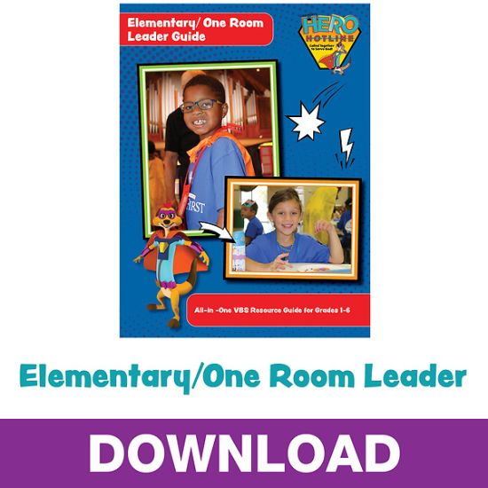 Picture of VBS Hero Hotline Elementary/One Room VBS® Leader Download