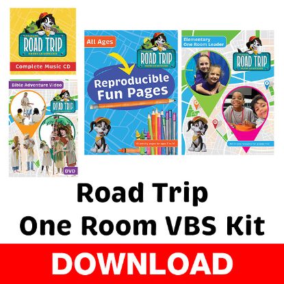 Picture of VBS Road Trip One Room VBS® Digital Kit Download