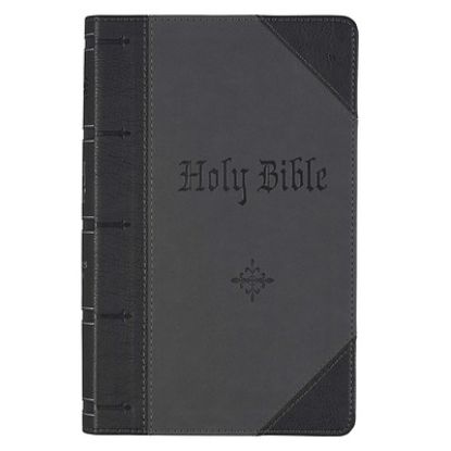 Picture of KJV Bible Giant Print 2-Tone Black/Dark Gray