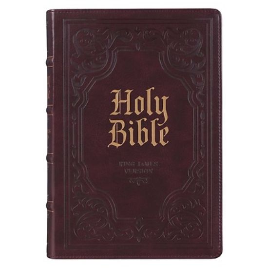 Picture of KJV Bible Giant Print Full Size Dark Brown