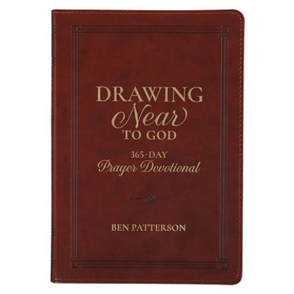 Picture of Devotional Drawing Near to God Brown Faux Leather