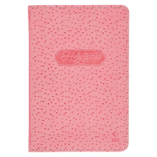 Picture of NLT New Testament with Psalms Keepsake Holy Bible for Baby Girls, New Living Translation, Pink