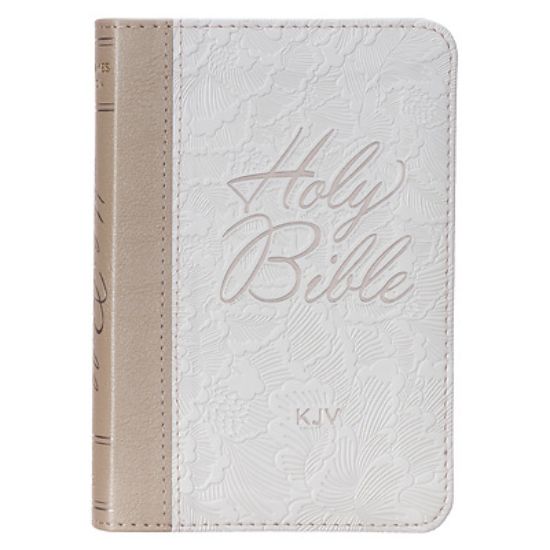 Picture of KJV Bible Pocket Faux Leather White