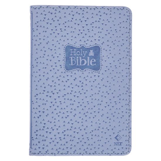 Picture of NLT New Testament with Psalms Keepsake Holy Bible for Baby Boys, New Living Translation, Blue