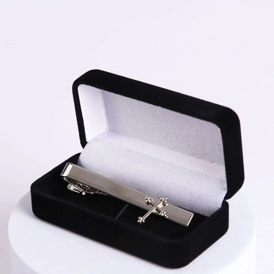 Picture of Tie Bar Cross Silver
