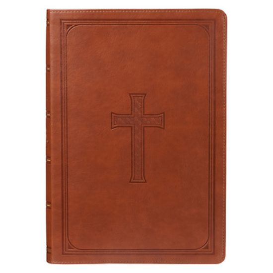 Picture of KJV Super Giant Print Lux-Leather Tan