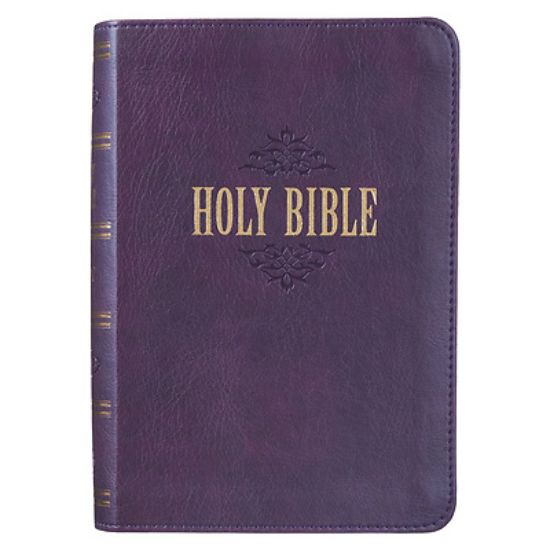 Picture of KJV Compact Large Print Lux-Leather Purple