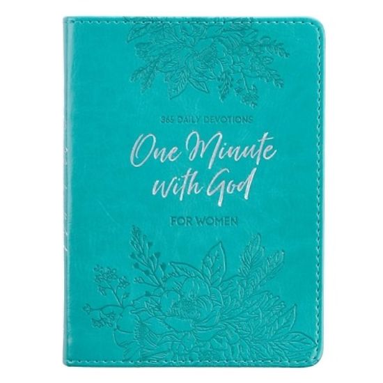 Picture of Devotional Luxleather One-Minute with God for Women