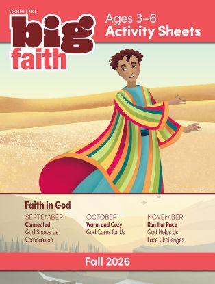 Picture of Cokesbury Kids Big Faith Fall 2026 Activity Sheets Ages 3-6