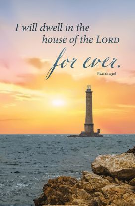 Picture of I will Dwell in the House Funeral Regular Size Bulletin