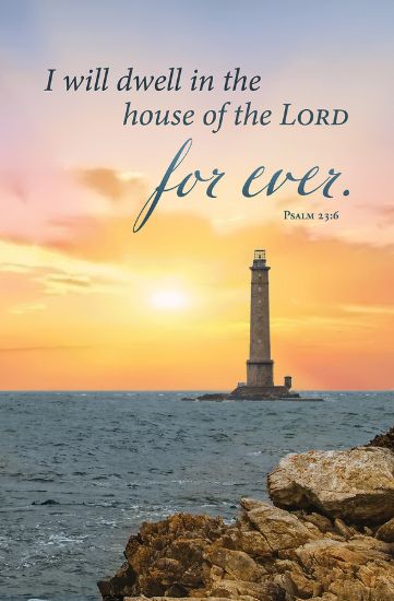 Picture of I will Dwell in the House Funeral Regular Size Bulletin