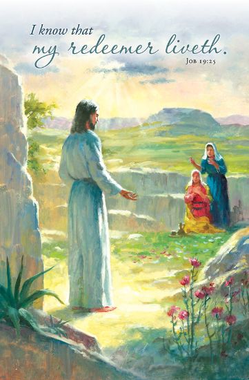 Picture of I Know That My Redeemer Liveth Easter Regular Size Bulletin