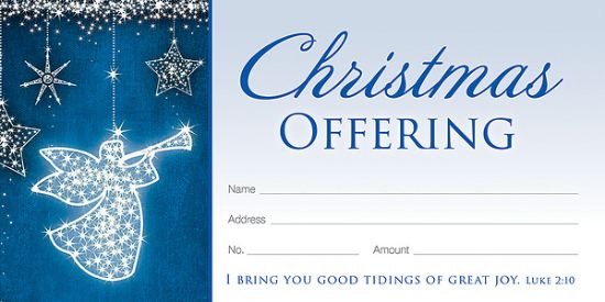 Picture of Christmas Good Tidings Offering Envelopeelope