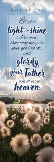 Picture of Adult Let Your Light So Shine Bookmark