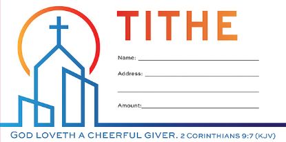 Picture of Tithe Value Off Envelope