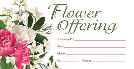 Picture of Flower Offering Envelope