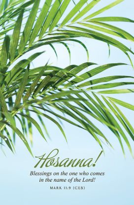 Picture of EXTRA Word Alive! Weekly Bulletin without Message-Palm Sunday, Letter Size (Package of 25)