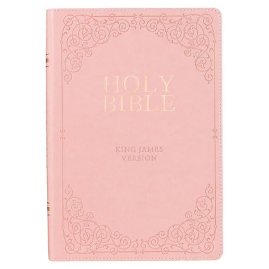 Picture of KJV Bible Giant Print Full Size Pink