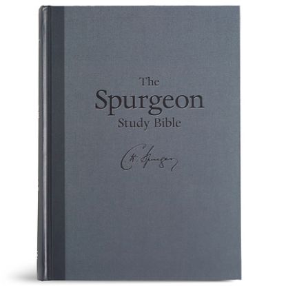 Picture of KJV Spurgeon Study Bible, Charcoal Hardcover