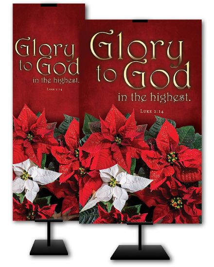 Picture of Glory To God Christmas Banner