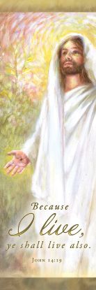 Picture of Because I Live Easter Banner