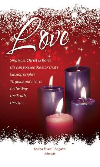 Picture of Love Advent Week 4 Banner 3 x 5 Fabric
