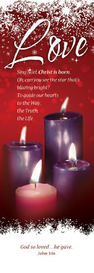 Picture of Love Advent Week 4 Banner 2 x 6 Vinyl