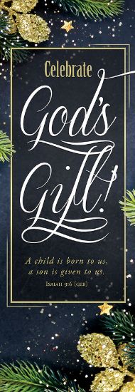 Picture of Banner Celebrate God's Christmas 2 x 6 Vinyl