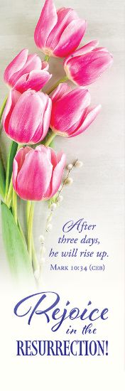 Picture of Easter Rejoice in the Resurrection! Banner 2 x 6 Fabric