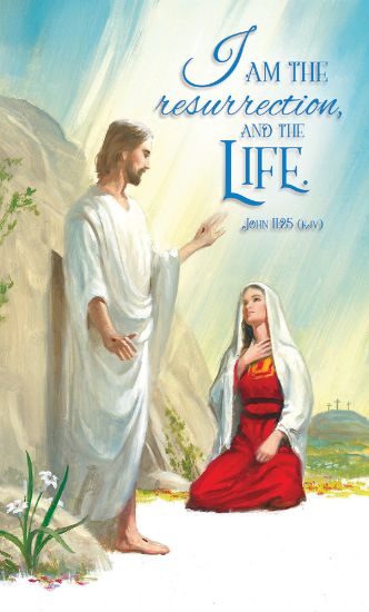 Picture of Easter I am the Resurrection Announcement Folder