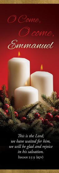 Picture of Banner O come, O come, Emmanuel Christmas 2 x 6 Vinyl