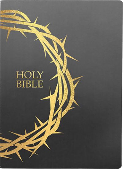 Picture of KJV Sword Bible, Giant Print, Black Ultrasoft, Crown of Thorns Design