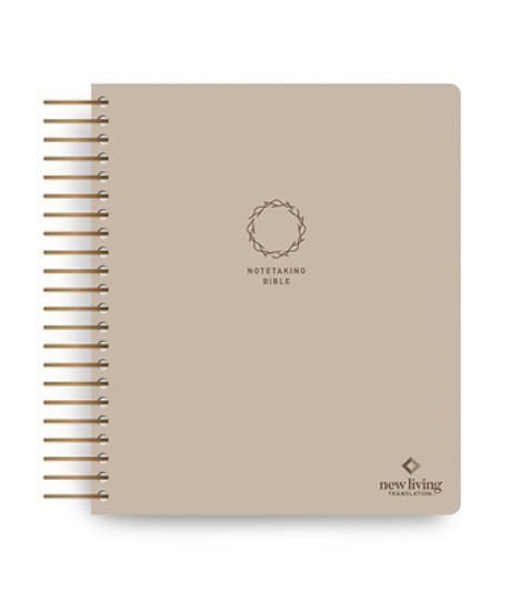 Picture of NLT Spiral-Bound Notetaking Bible, Filament Enabled (Hardcover, Classic Tan)