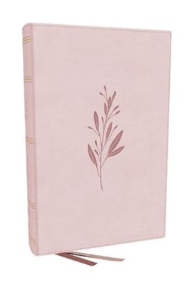 Picture of Nkjv, End-Of-Verse Reference Bible, Personal Size Large Print, Pink Leathersoft, Red Letter, Comfort Print