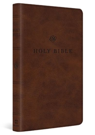 Picture of ESV Premium Church Bible, Red Letter (Trutone, Brown)
