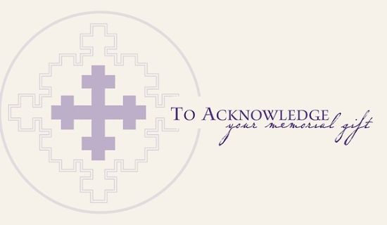 Picture of Memoriam Acknowledgment Cards [Pack of 25]