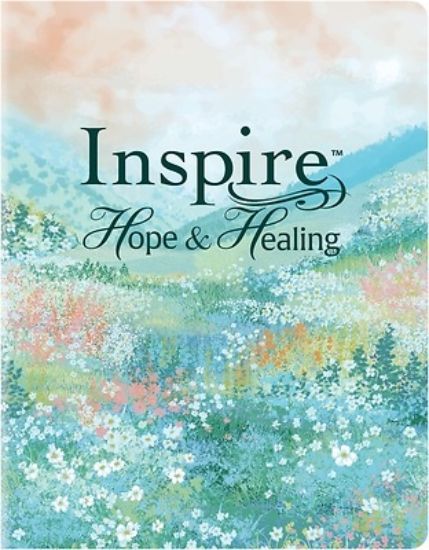 Picture of NLT Inspire Hope and Healing Bible, Filament Enabled (Leatherlike, Wildflower Meadow)