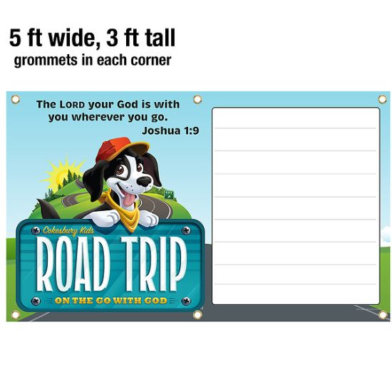 Picture of VBS 2025 Road Trip Outdoor Banner