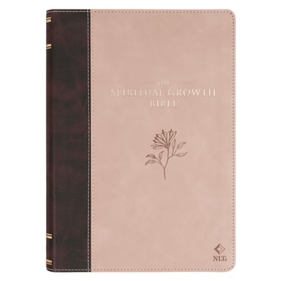 Picture of Nlt, the Spiritual Growth Bible (Faux Leather, Two-Tone Pink and Brown)