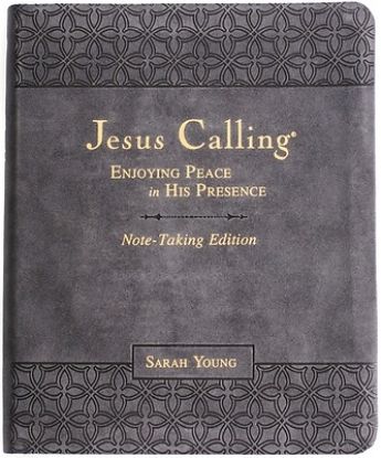 Picture of Jesus Calling Note-Taking Edition, Leathersoft, Black, with Full Scriptures