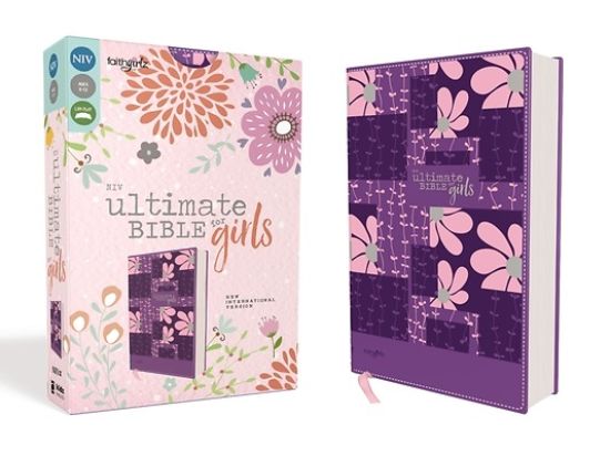 Picture of Niv, Ultimate Bible for Girls, Faithgirlz Edition, Leathersoft, Purple