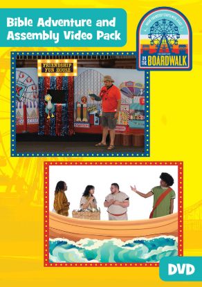 Picture of VBS 2027 On the Boardwalk Bible Adventure and Assembly Video Pack