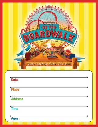 Picture of VBS 2027 On the Boardwalk Small Promotional Posters (Pkg of 5)