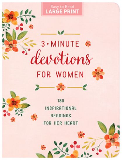 Picture of 3-Minute Devotions for Women Large Print