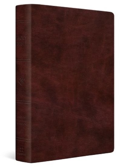 Picture of ESV Giant Print Personal Size Bible, Red Letter (Trutone, Mahogany)